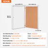 A product image showing a double-door corkboard and whiteboard with dimensions and specifications. Anteprima dell’immagine prodotto