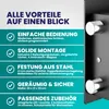 Deuba® Tresor Safe 31x20x20cm Doppelstahlbolzen Stahltür Produktbild-Vorschau 8