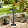 Abreuvoir pour oiseaux Relaxdays, en fonte, bain pour Voir les images du produit 2