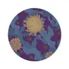 MuchoWow® Mauspad Mousepad Florales Motiv in Lila und Gold Produktbild-Vorschau 1