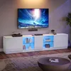Merax TV-Schrank 160x40x52 cm, LED Lowboard für 65" Produktbild-Vorschau 3