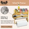 Porte-rouleau de cuisine en bois VON STEINEICH® [sans Voir les images du produit 8