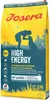 A bag of Josera High Energy dog food with a graphic of a person and a dog. Produktbild-Vorschau