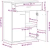 vidaXL Divano a 3 posti Verde scuro 220x77x82 cm Tessuto Anteprima dell’immagine prodotto 8