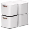 Rotho 4er-Set Aufbewahrungsbox 40L Maloja - Kunststoffbox Produktbild-Vorschau 1