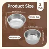 2 Stück 51mm Kaffeesieb Edelstahl, 1- und 2- Tassen Produktbild-Vorschau 2