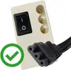 Pedal für Alfa, Elna, Babylock, Janome, Pfaff Nähmaschine. Produktbild-Vorschau 3