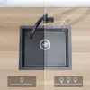 Auralum Küchenspüle Edelstahlspüle 50 x 43cm, 1 Becken Produktbild-Vorschau 3