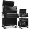 MASKO® Werkstattwagen inkl. Koffer - 9 Fächer Abschließbar Produktbild-Vorschau 1