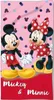 Disney Mickey & Minnie Strandtuch aus Mikrofaser Produktbild-Vorschau 1