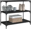 vidaXL Kuchyňský vozík černý 102x50x95 cm materiál na bázi Náhled obrázku produktu 5