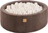 MeowBaby® Rundes Bällebad Bällepool Aesthetic 90x30 cm mit Produktbild-Vorschau 1