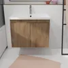 Meuble de salle de bains 60cm à SuspendreReproduction Bois Voir les images du produit 6