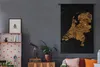 MuchoWow® Wandteppich Wandbehang Karte der Niederlande - Produktbild-Vorschau 5