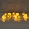 10er Lichterkette LED Ø6cm Kugeln Girlande Lampions Produktbild-Vorschau 6