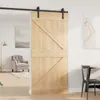 Porte vidaXL NARVIK Nature 100 x 210 cm en pin massif Voir les images du produit 3