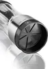 Close-up of the bottom of a clear and silver spice grinder with a black dispensing mechanism. Podgląd zdjęcia produktu