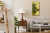 Küche Wohnzimmer Wand Leinwand Uhr 30x60 Gemälde Wald Bäume Produktbild-Vorschau 3