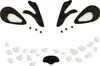 Oblique Unique Rentier Gesicht Sticker Set Tiergesicht Produktbild-Vorschau 3