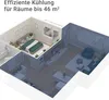 An isometric view of a bedroom and living room area. Produktbild-Vorschau