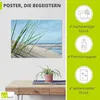 ARTland Poster Strandgras Größe: 80x60 cm Produktbild-Vorschau 2