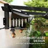 Outsunny Terrassendach Pergola ca. 3x3m Terrassendachung, Produktbild-Vorschau 4