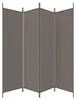 vidaXL Paravent Anthracite 4 pièces 200x220 cm Tissu Voir les images du produit 5