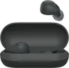 A pair of black wireless earbuds and their charging case are displayed against a white background. Anteprima dell’immagine prodotto