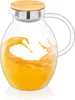 Wilmax Glaskaraffe mit Bambusdeckel 2400 ml | Karaffe für Produktbild-Vorschau 1