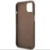 A brown iPhone case is shown from the side against a white background. Podgląd zdjęcia produktu