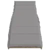 vidaXL Lehátko s vankúšom Béžová 55x199x50 cm Polyratan Náhľad obrázku produktu 4