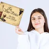 Metallschild XL mit Wein Motiv und Spruch: In Vino Vertias Produktbild-Vorschau 3