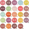 Oblique Unique 24 Adventskalender Sticker Zahlen Aufkleber Produktbild-Vorschau 1