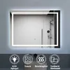 Badspiegel mit Beleuchtung 90x60cm Badezimmerspiegel Produktbild-Vorschau 1