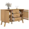 vidaXL Kredens OLDEN brązowy 114x43x73,5 cm lite drewno Podgląd zdjęcia produktu 6