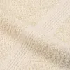 vidaXL Serviettes de bain FROGN, lot de 4, couleur crème, Voir les images du produit 6