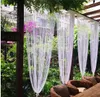 Drahtvorhang 2er-Set 100x200 cm dunkelblau Polyester Raumteiler Podgląd zdjęcia produktu