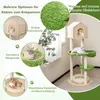 COSTWAY Arbre à chat 139cm, Arbre à chat multicouche avec Voir les images du produit 8