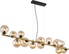Globo Lighting Hängeleuchte Metall Nickel matt, 13x G9 LED Produktbild-Vorschau 1