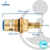 tecuro Keramik Oberteil Ventiloberteil 3/8 Zoll, 90°, Produktbild-Vorschau 4