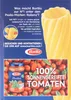 A Barilla pasta advertisement featuring text about the brand's quality and ingredients, along with an image of a jar of tomato sauce and a large pasta shape. Produktbild-Vorschau