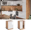 Küchenunterschrank Vicco R-Line Weiß Hochglanz 60 cm ohne Produktbild-Vorschau 3