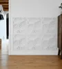 3D Wandpaneel Azure Leaves 50x50 cm HDF Boho Wanddeko Produktbild-Vorschau 8