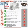 Qualinos Zaunhalter Typ Butterfly V2A Edelstahl (10 Stück) Produktbild-Vorschau 6