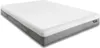 A white and gray mattress is shown on a white background. Produktbild-Vorschau
