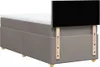 Boxspringbett mit Matratze Taupe 90x200 cm Stoff Produktbild-Vorschau 6