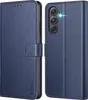 Samsung Galaxy A54 5G Hülle - Premium Leder Klapphülle mit Produktbild-Vorschau 1