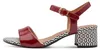Tamaris Damen Sandalette Sandale Metallic Lack Blockabsatz Produktbild-Vorschau 2