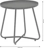 Dehner Beistelltisch Ibiza, ca. Ø 45 cm, Höhe ca. 45 cm, Produktbild-Vorschau 4