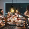 Lampadario vintage, adatto per lampadina E27 non inclusa Anteprima dell’immagine prodotto 3